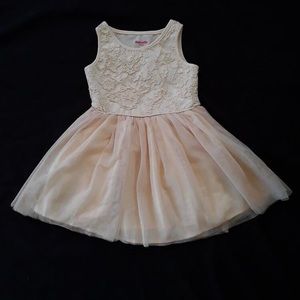 Beige Gold Cream dress